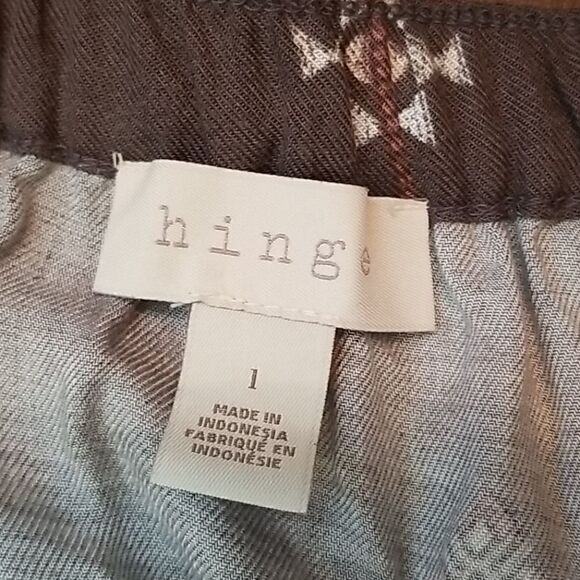 Hinge Tribal Print Skirt with Pockets - Picture 6 of 7